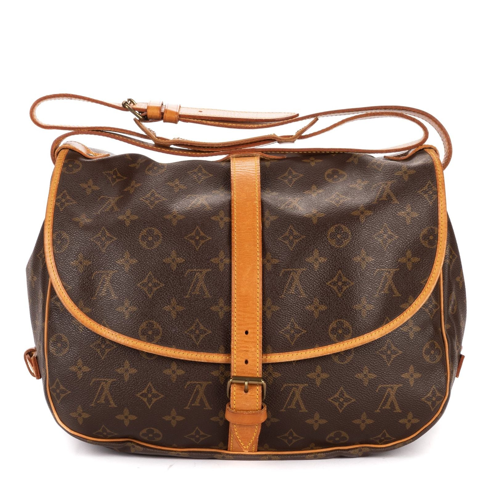 Louis Vuitton Saumur Brown Monogram Canvas — view 5