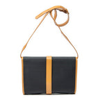 Saint Laurent Vintage Flap Crossbody Black Brown Van Gogh Canvas — view 5