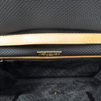 Saint Laurent Vintage Flap Crossbody Black Brown Van Gogh Canvas — view 9