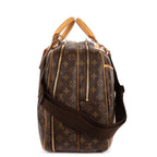 Louis Vuitton Aliz? Boston Brown Monogram Canvas Handbag — view 3