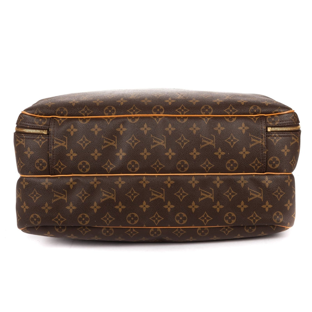 Louis Vuitton Aliz? Boston Brown Monogram Canvas Handbag — view 6