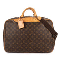 Louis Vuitton Aliz? Boston Brown Monogram Canvas Handbag