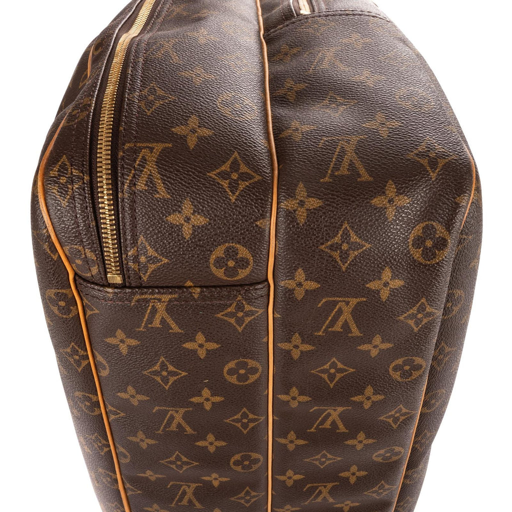 Louis Vuitton Aliz? Boston Brown Monogram Canvas Handbag — view 7