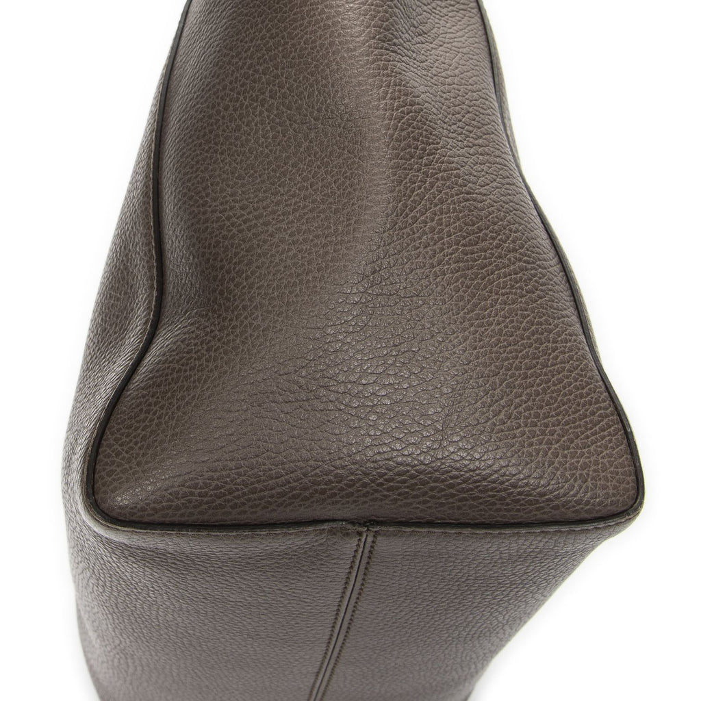Gucci Swing Tote Taupe Pink Grain Calf Skin Leather — view 7