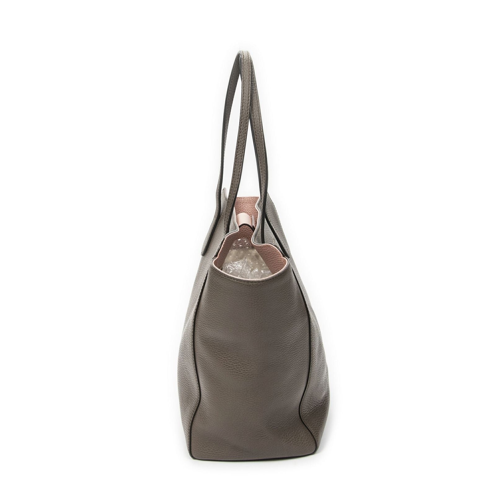 Gucci Swing Tote Taupe Pink Grain Calf Skin Leather — view 4