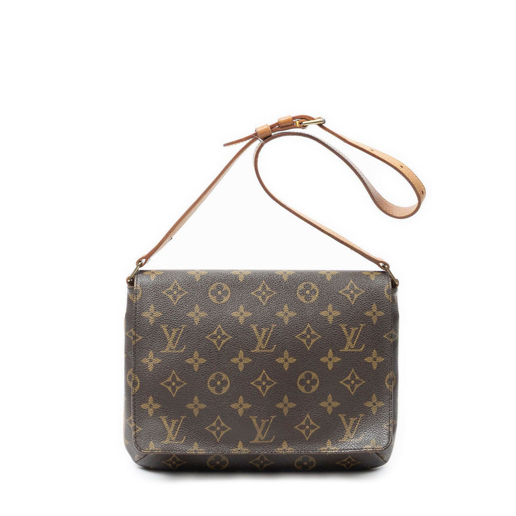 Louis Vuitton Musette Tango Brown Monogram Canvas Shoulder