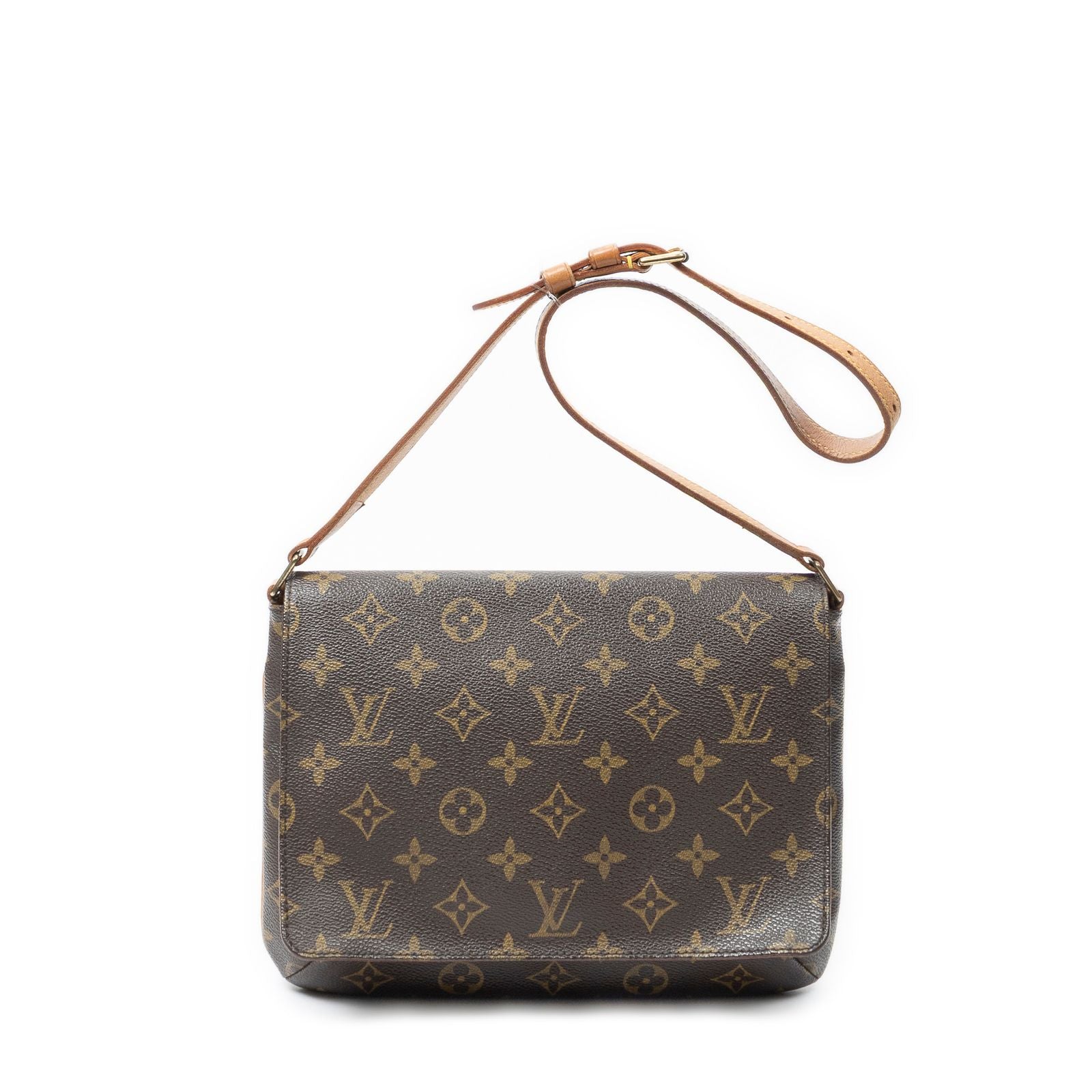 Louis Vuitton Musette Tango Brown Monogram Canvas Shoulder