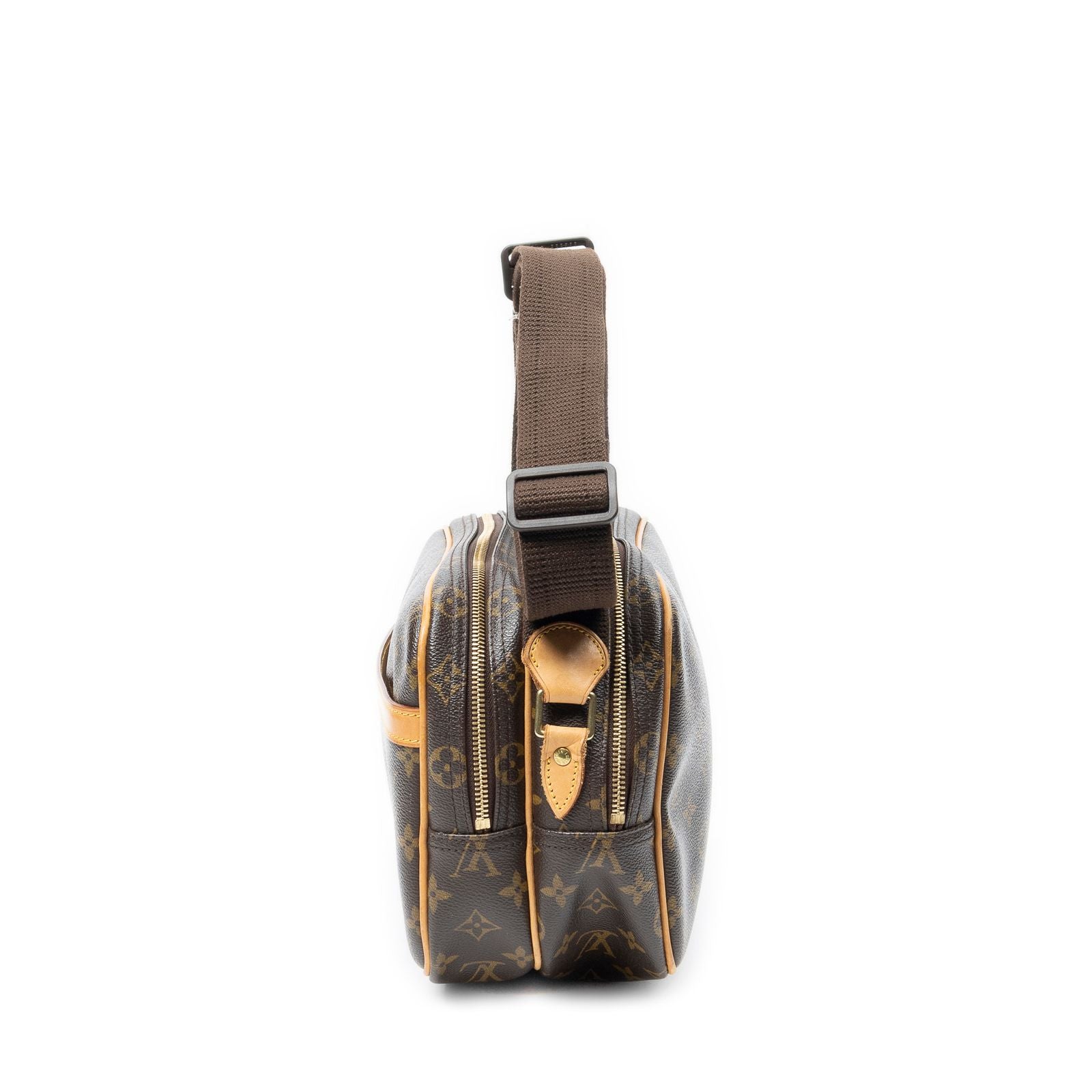 Louis Vuitton Reporter Brown Monogram Canvas Shoulder — view 3