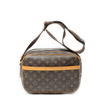 Louis Vuitton Reporter Brown Monogram Canvas Shoulder