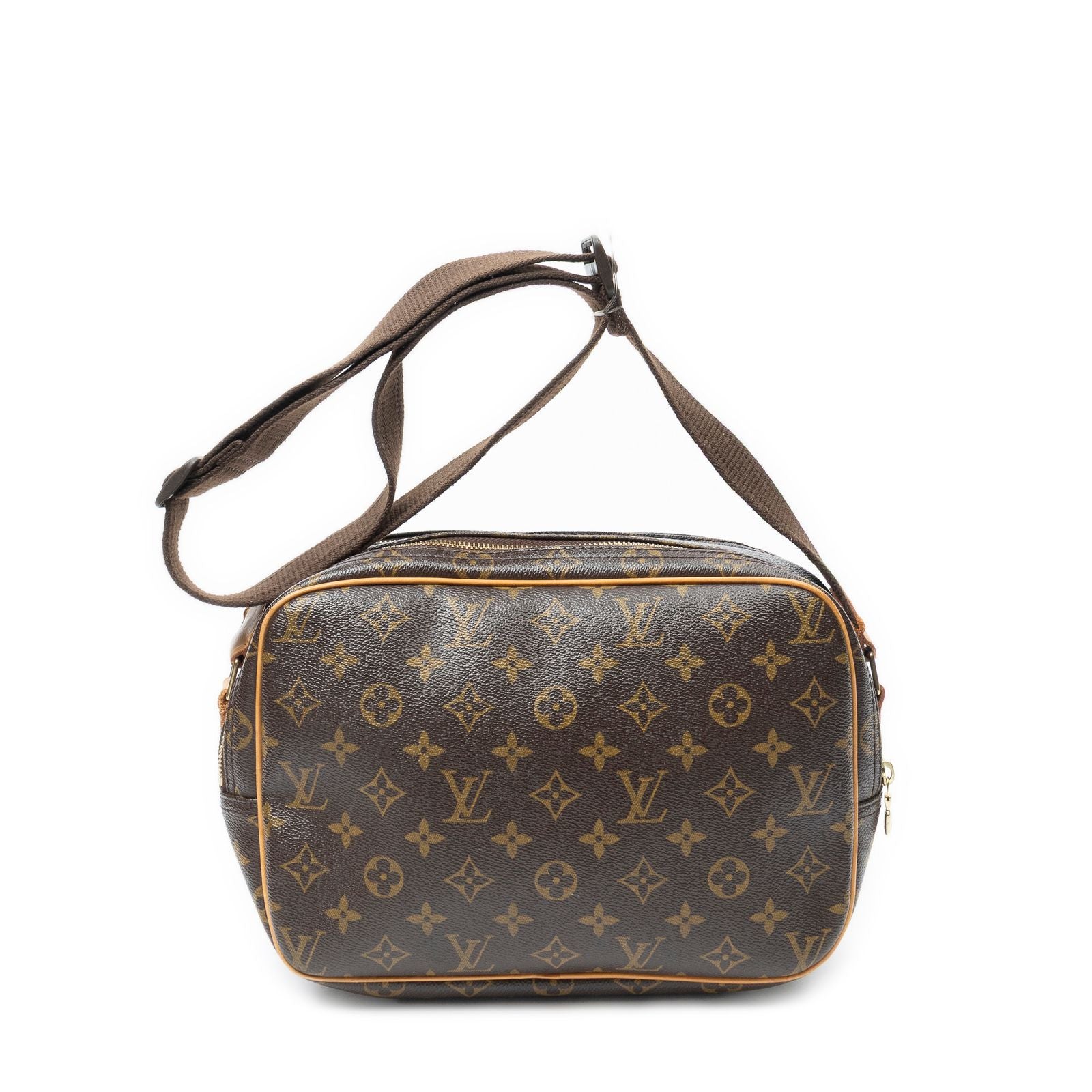 Louis Vuitton Reporter Brown Monogram Canvas Shoulder — view 5