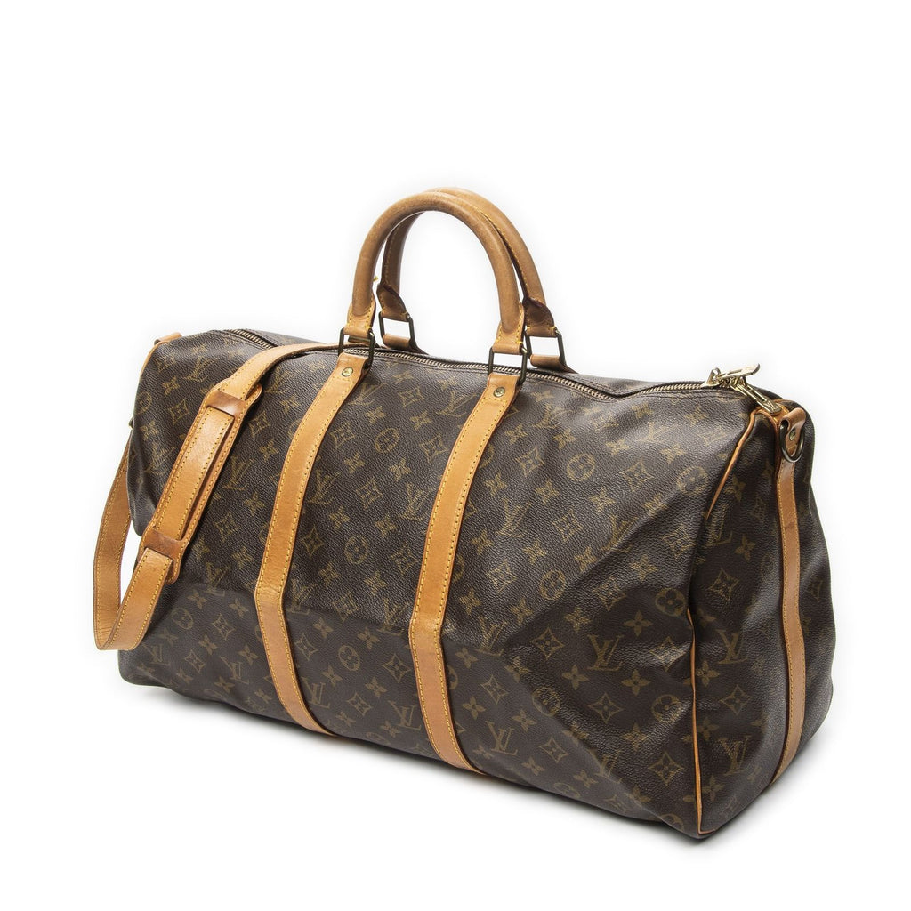 Louis Vuitton Keepall Bandouliere Brown Monogram Canvas — view 2