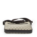 Gucci Square Zip Messenger Beige Dark Brown Supreme Canvas — view 6