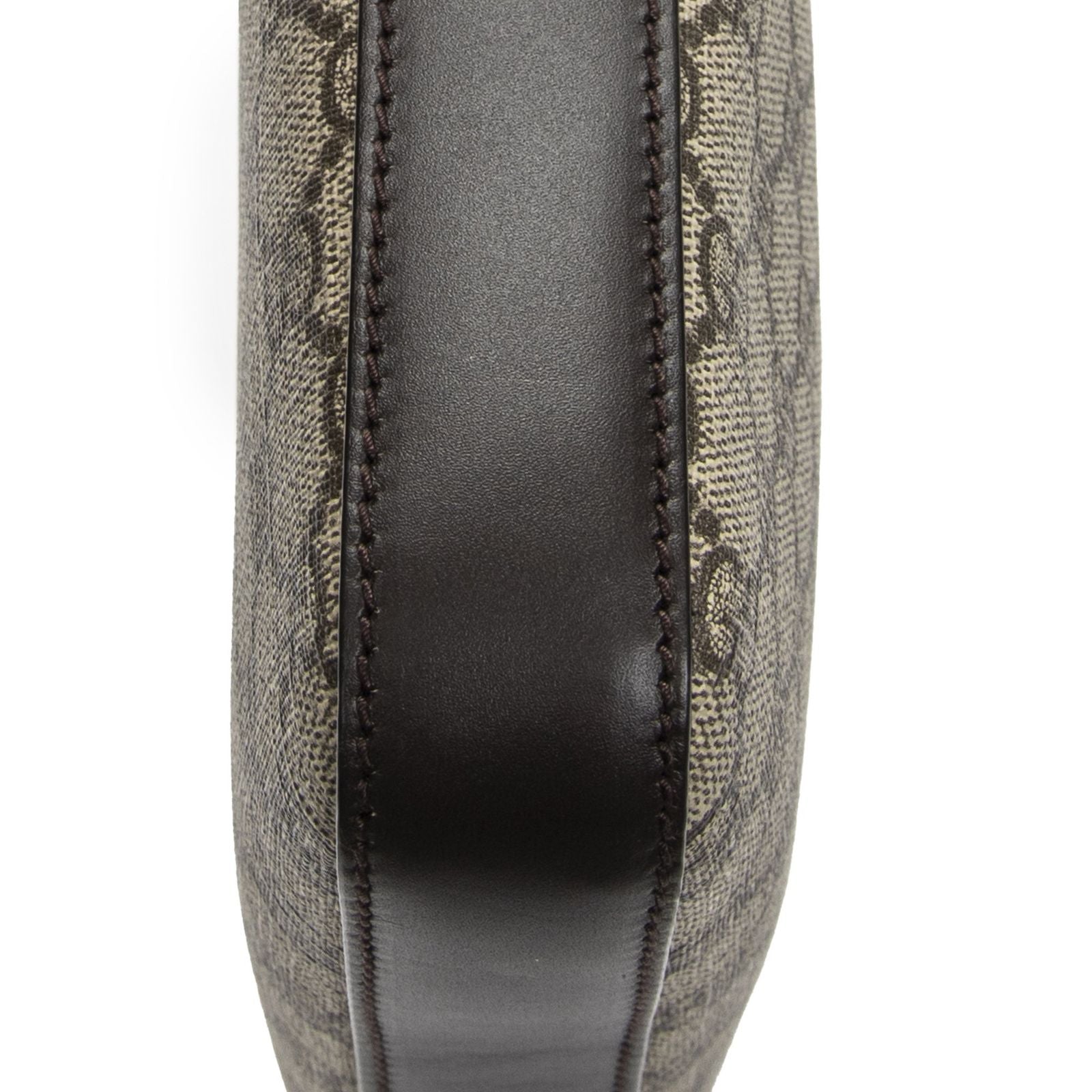 Gucci Square Zip Messenger Beige Dark Brown Supreme Canvas — view 7
