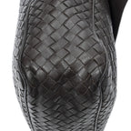 Bottega Veneta Front Pocket Messenger Bag Dark Brown Trim Intrecciato Leather — view 8
