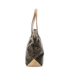 Louis Vuitton Cabas Mezzo Brown Monogram Canvas Tote — view 4
