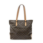 Louis Vuitton Cabas Mezzo Brown Monogram Canvas Tote