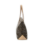 Louis Vuitton Cabas Mezzo Brown Monogram Canvas Tote — view 3