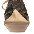 Louis Vuitton Cabas Mezzo Brown Monogram Canvas Tote — view 7