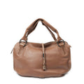 Celine Bittersweet Brown Gray Leather Shoulder