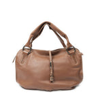 Celine Bittersweet Brown Gray Leather Shoulder
