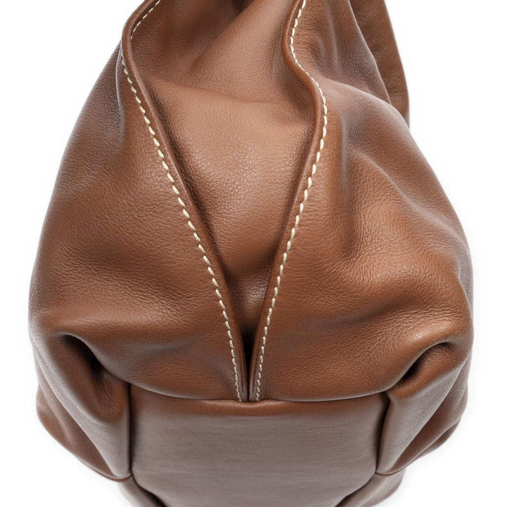 Celine Bittersweet Brown Gray Leather Shoulder — view 7