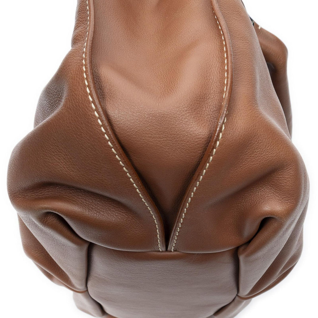 Celine Bittersweet Brown Gray Leather Shoulder — view 8