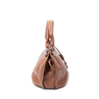 Celine Bittersweet Brown Gray Leather Shoulder — view 4