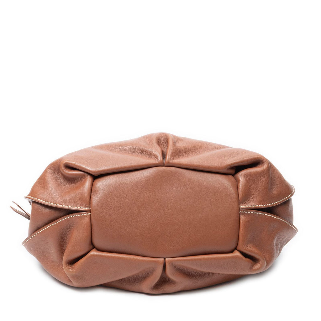Celine Bittersweet Brown Gray Leather Shoulder — view 6