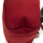Hermes Herbag a Dos Red Orange Dark Brown Toile Officier Handbag — view 8