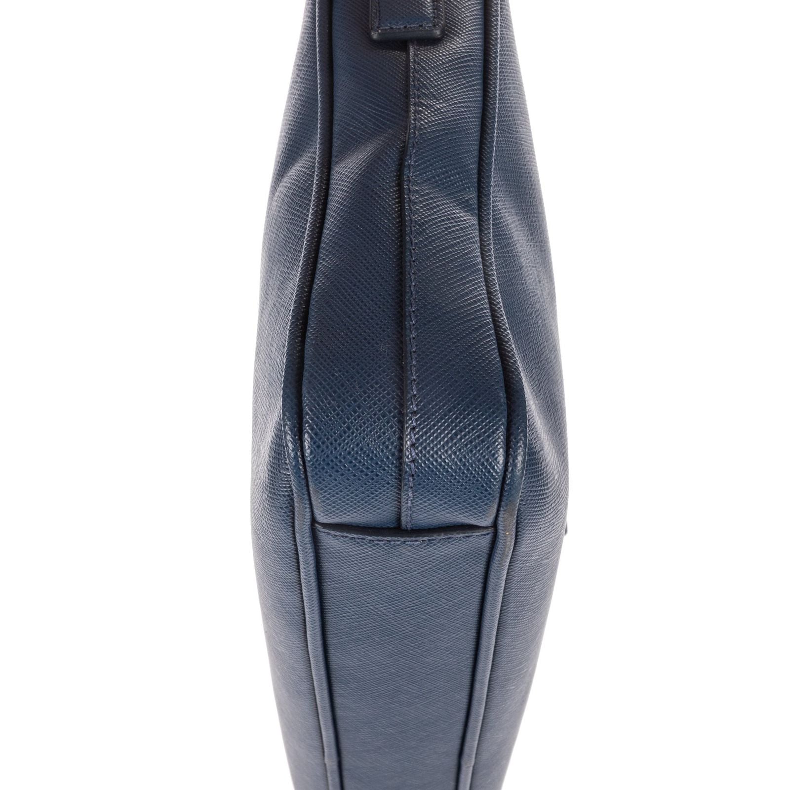 Prada Briefcase Blue Saffiano Leather