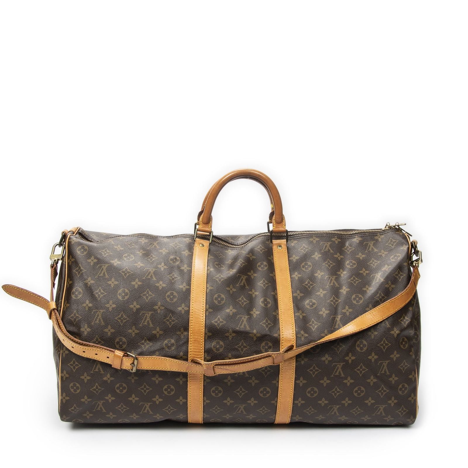 Louis Vuitton Keepall Bandouliere Brown Monogram Canvas — view 5