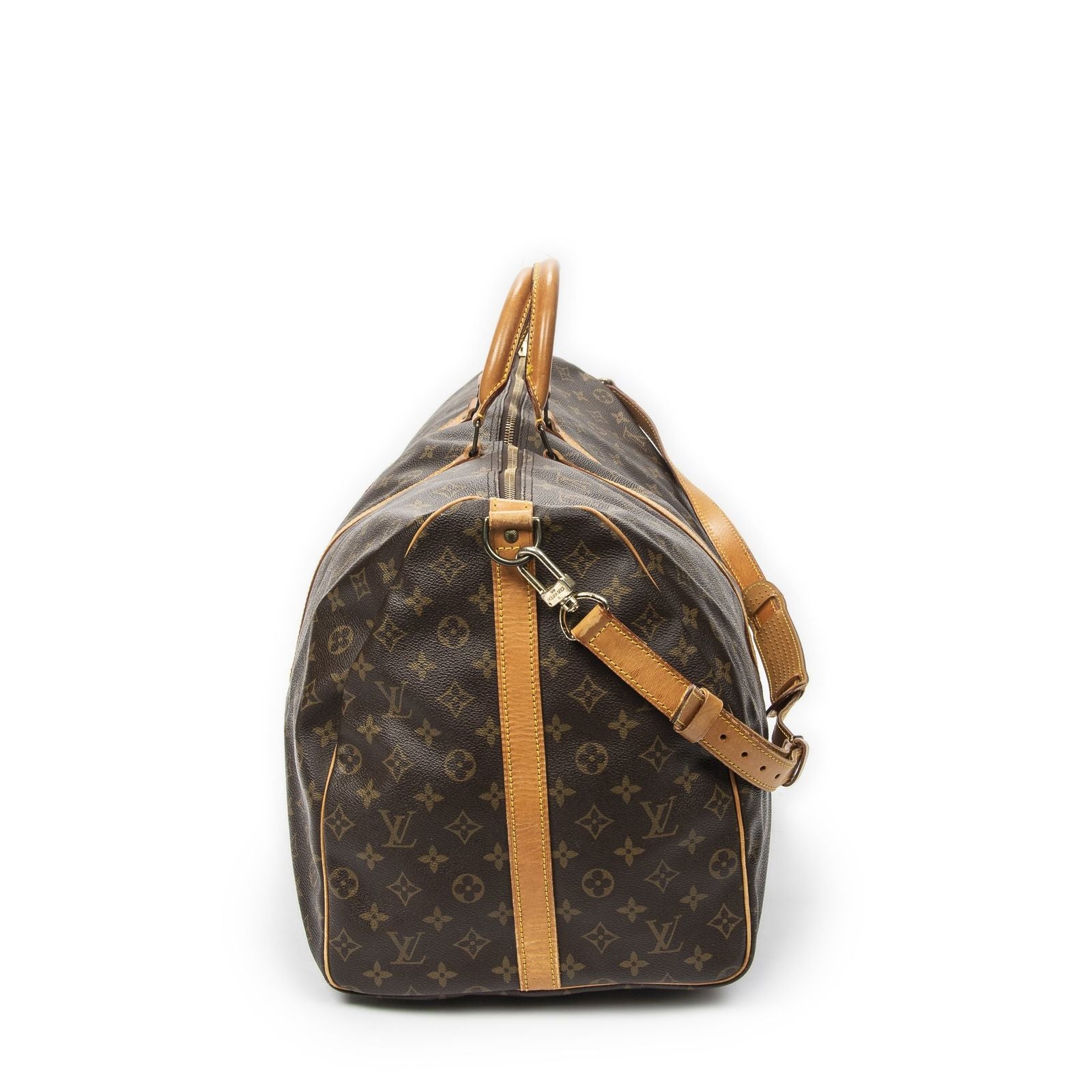 Louis Vuitton Keepall Bandouliere Brown Monogram Canvas — view 3