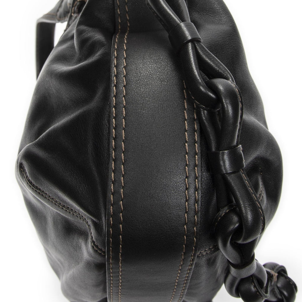 Loewefiesta Satchel Black Calfskin Leather — view 7