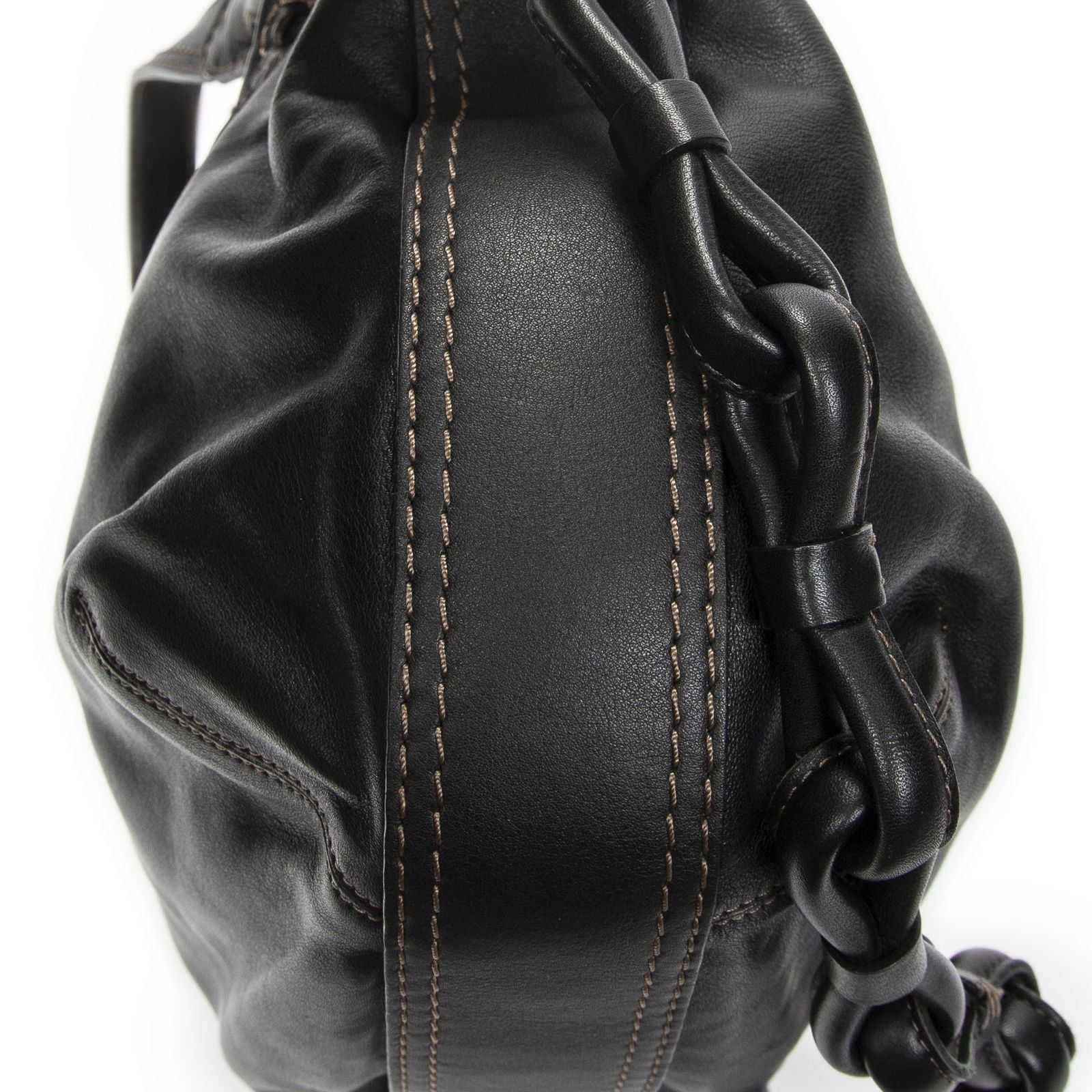 Loewefiesta Satchel Black Calfskin Leather — view 7