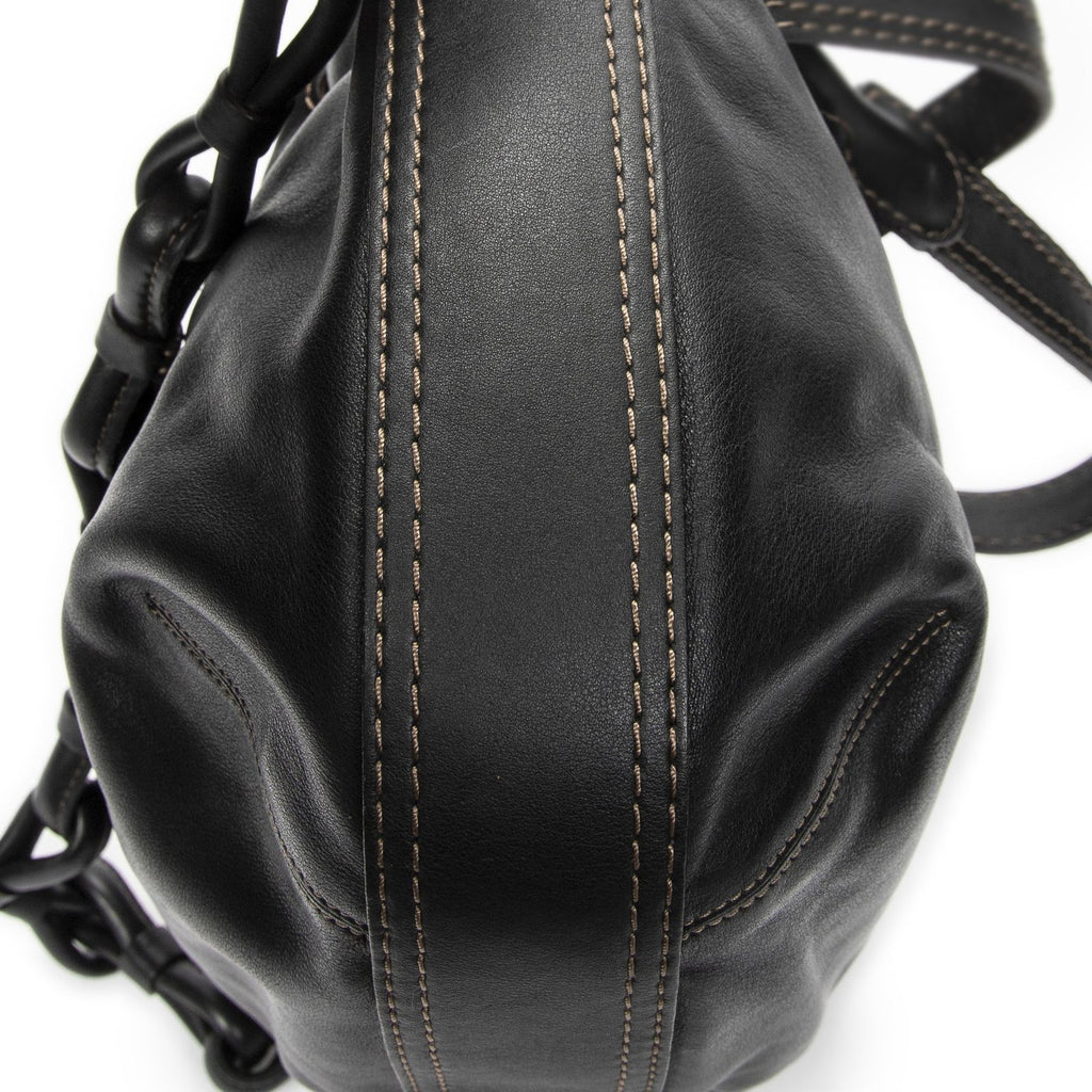 Loewefiesta Satchel Black Calfskin Leather — view 8