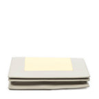 Celine Frame Evening Chain Clutch Yellow Taupe Calfskin Leather — view 6