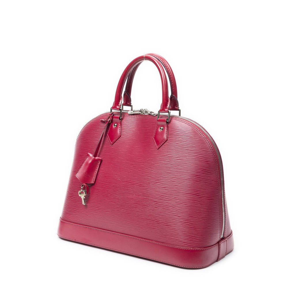 Louis Vuitton Alma Fuchsia Epi Handbag — view 2