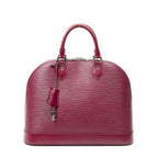 Louis Vuitton Alma Fuchsia Epi Handbag