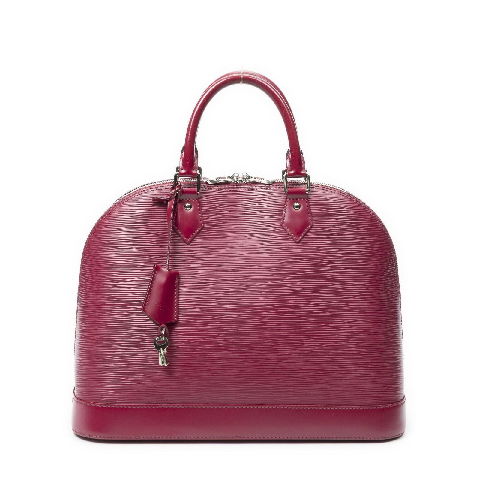 Louis Vuitton Alma Fuchsia Epi Handbag