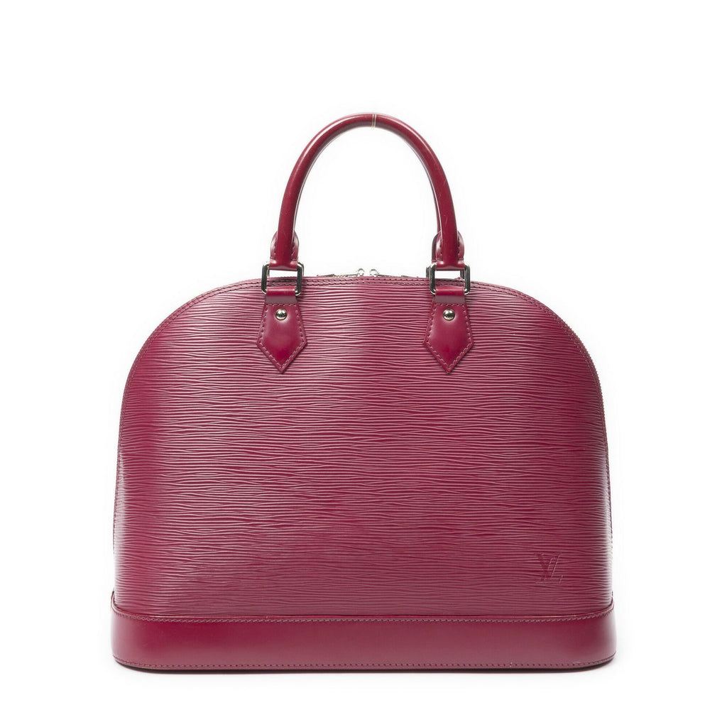Louis Vuitton Alma Fuchsia Epi Handbag — view 5