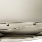 Celine Frame Evening Chain Clutch Yellow Taupe Calfskin Leather — view 9