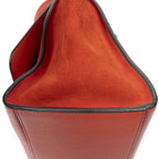 Celine Small Medium Swing Orange Grain Calf Skin Leather Shoulder — view 7
