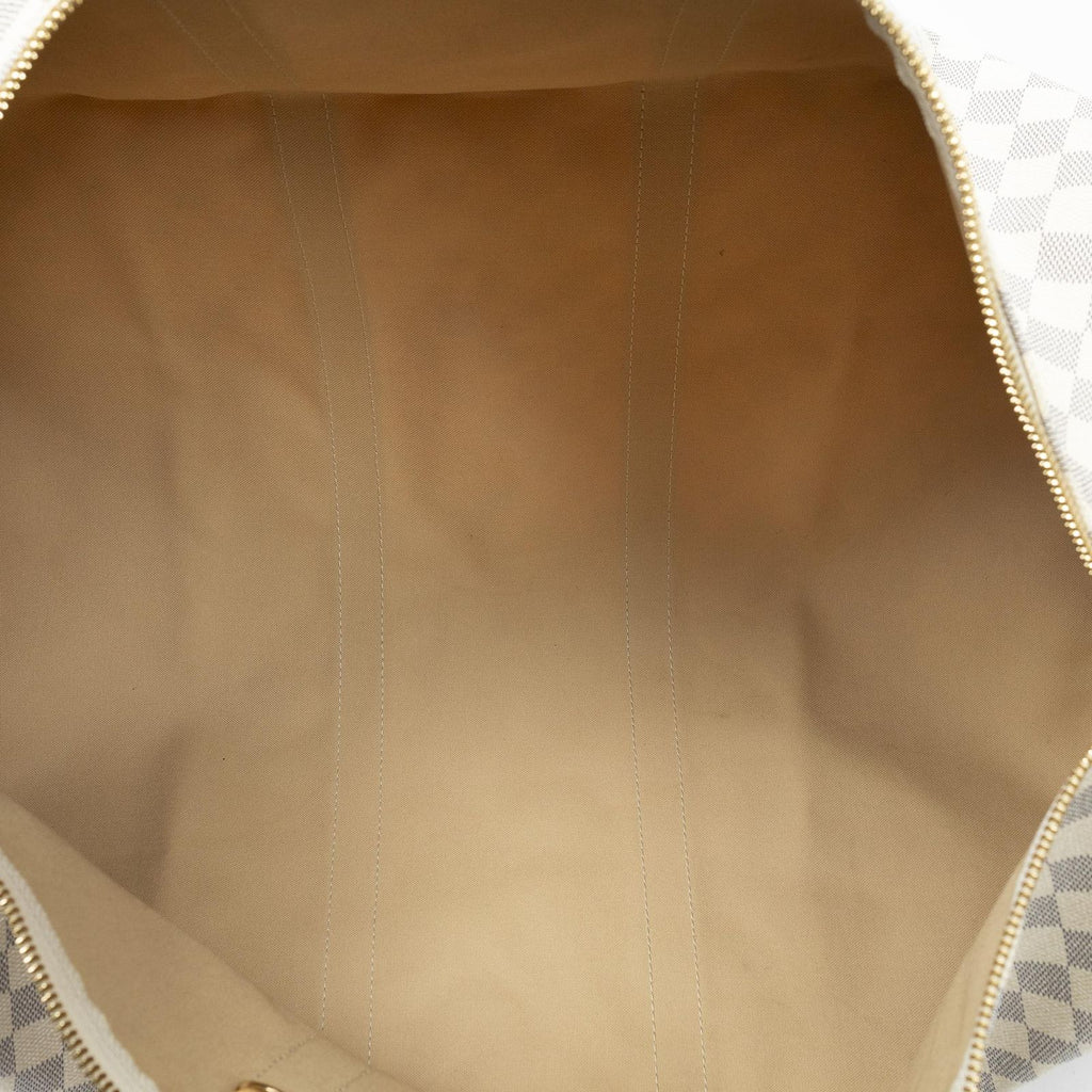 Louis Vuitton Keepall Bandouliere Ivory Damier Azur — view 9