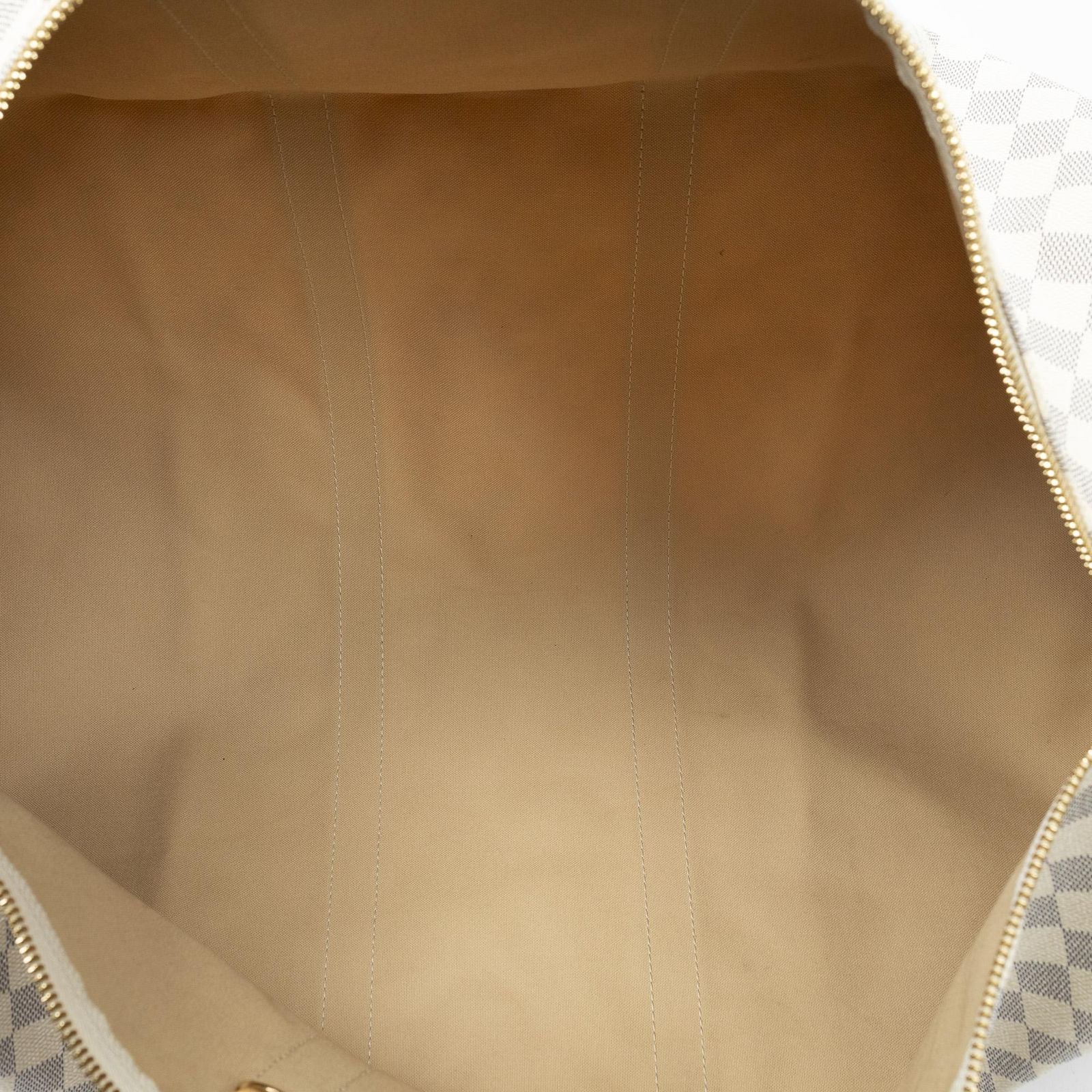 Louis Vuitton Keepall Bandouliere Ivory Damier Azur — view 9