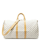 Louis Vuitton Keepall Bandouliere Ivory Damier Azur