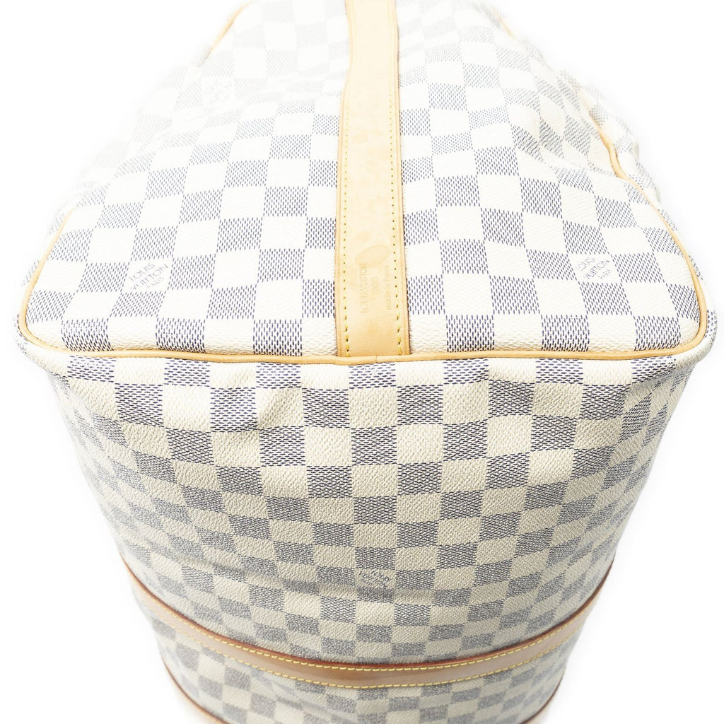 Louis Vuitton Keepall Bandouliere Ivory Damier Azur — view 8