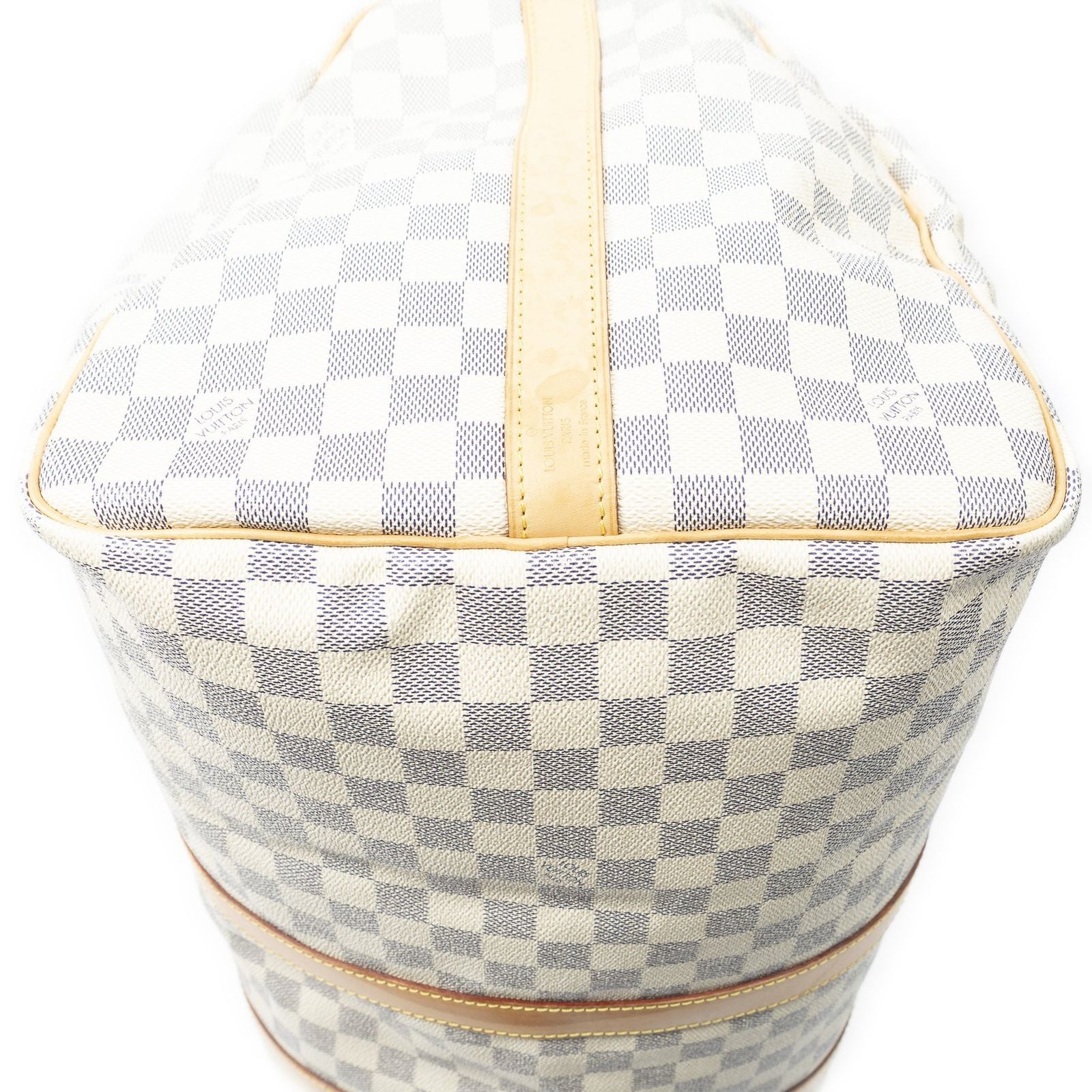 Louis Vuitton Keepall Bandouliere Ivory Damier Azur — view 8