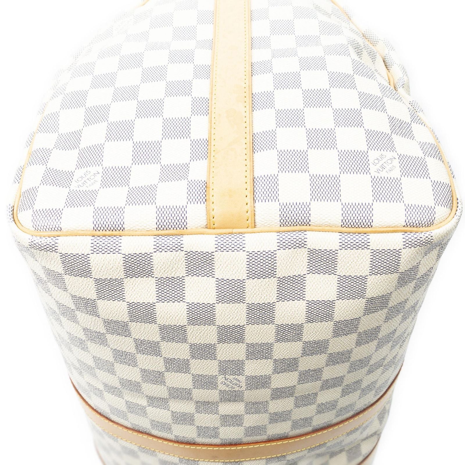 Louis Vuitton Keepall Bandouliere Ivory Damier Azur — view 7