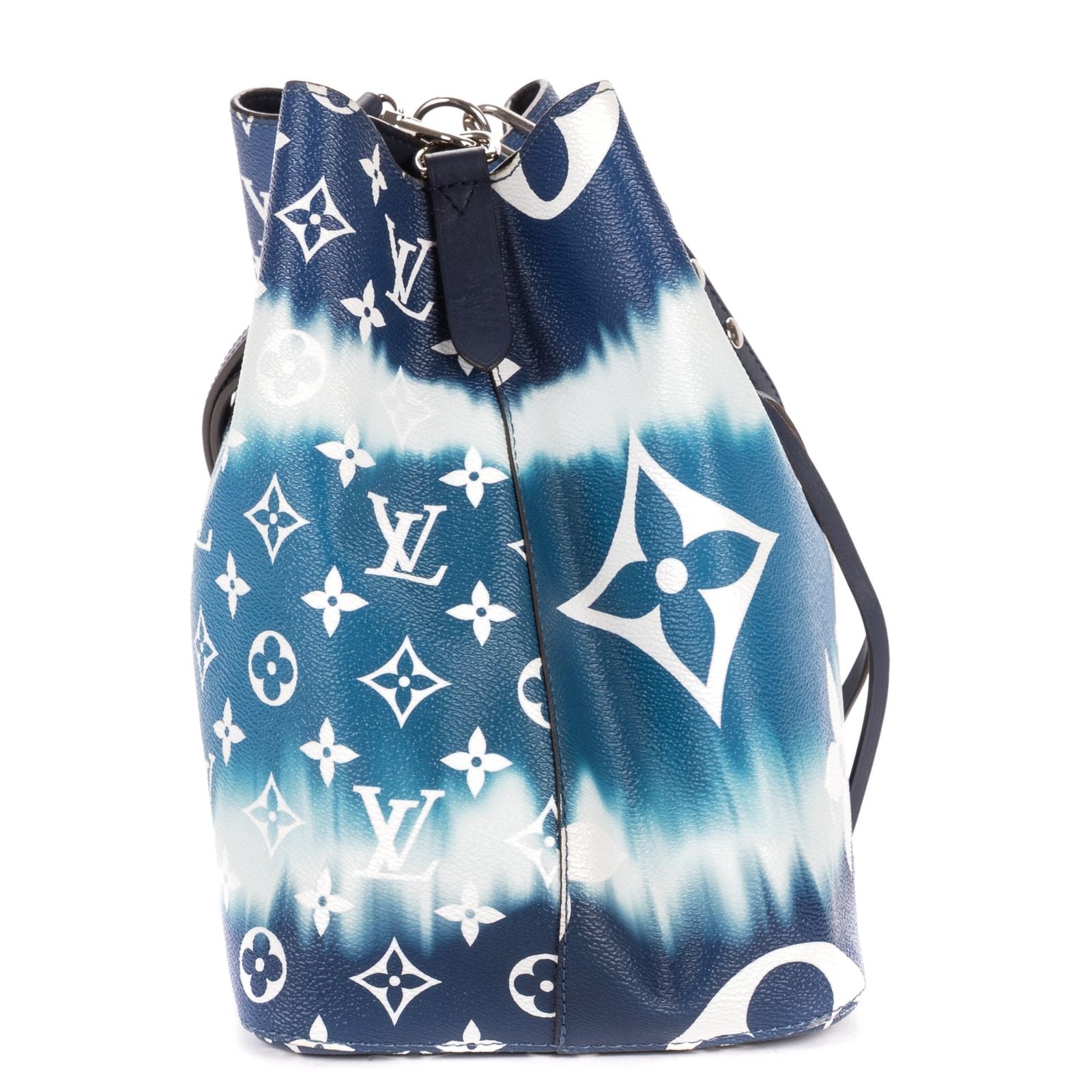 Louis Vuitton Ltd Ed Noe Blue White Giant Monogram Escalea — view 4