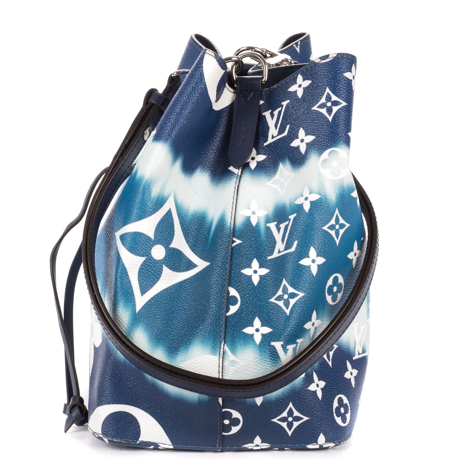 Louis Vuitton Ltd Ed Noe Blue White Giant Monogram Escalea — view 3